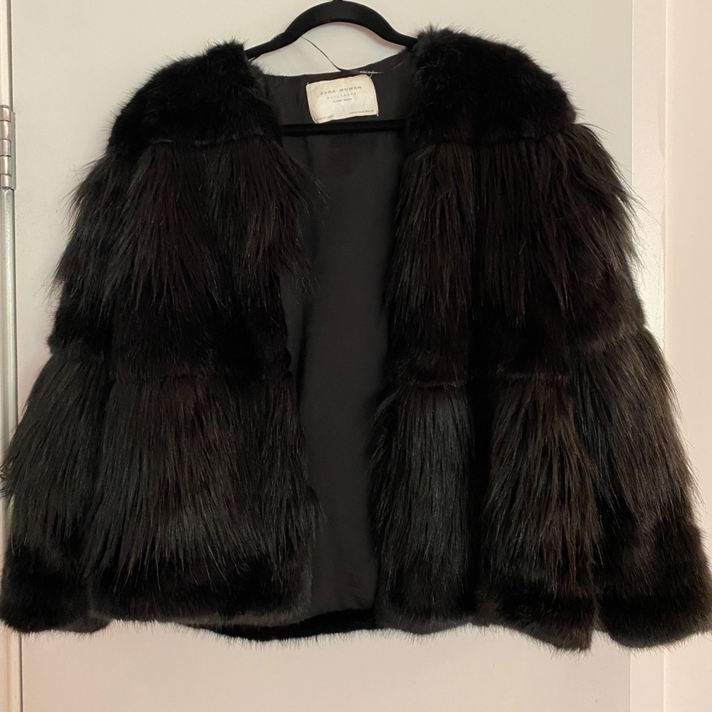 Zara Faux Fur Jacket
